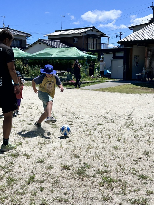 ジェイリースFCサッカー教室の様子