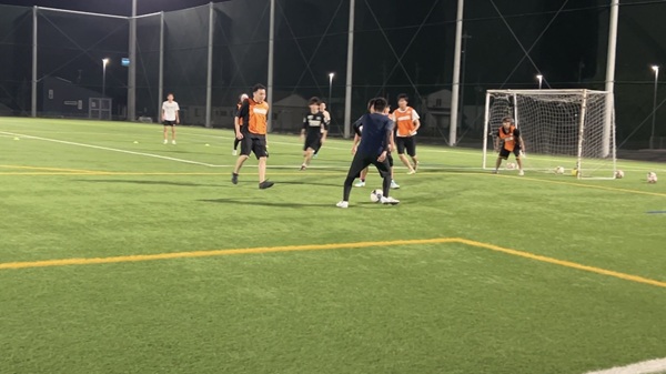 練習試合の様子